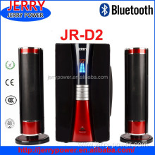 Wooden cabinet 2.1 home theater wireless speaker